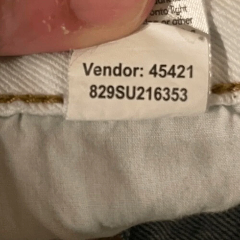 PacSun Mom‎ Shorts Light Wash Contrast Waistband Mid Rise Size 24